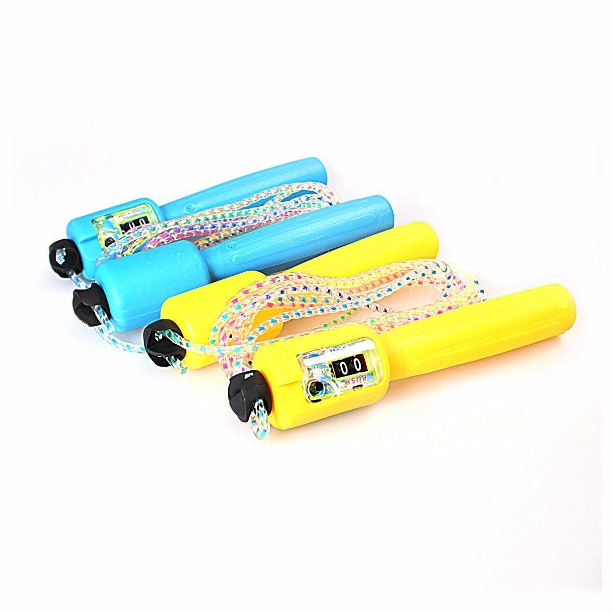 Assorted Colour Jump Rope Counting Skipping Rope Toys 4114 (Parcel Rate)