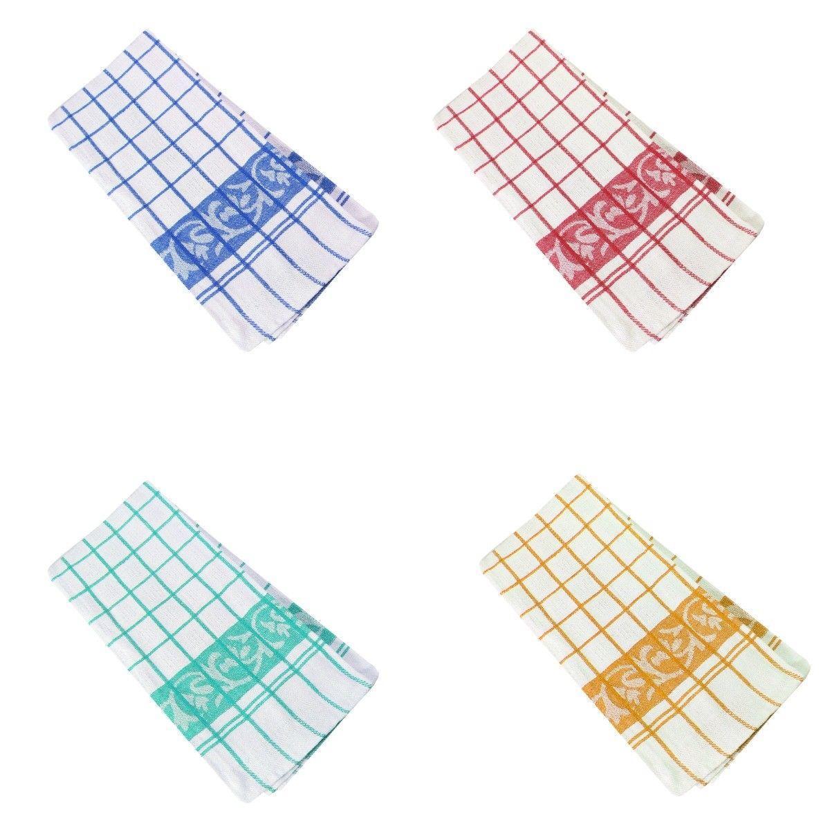 Assorted Colour High Quality Kitchen cloths, Ideal For Drying and Cleaning  2922 (Large Letter Rate)