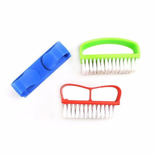 Nail Cleaner Brushes, Scrubber Nail Brush Pack Of 3   4183 (Large Letter Rate)