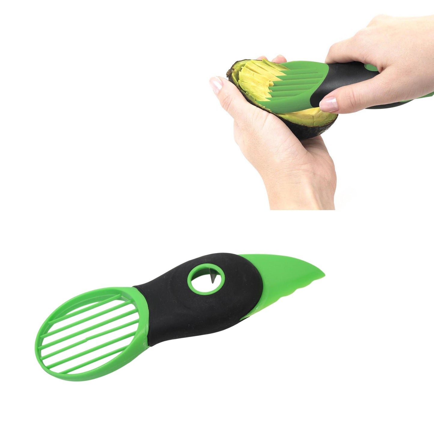 3 In 1 Avocado Slicer Peeler Pit Remover Fruit Slicer Slices Blade Cutter 4543 (Parcel Rate)