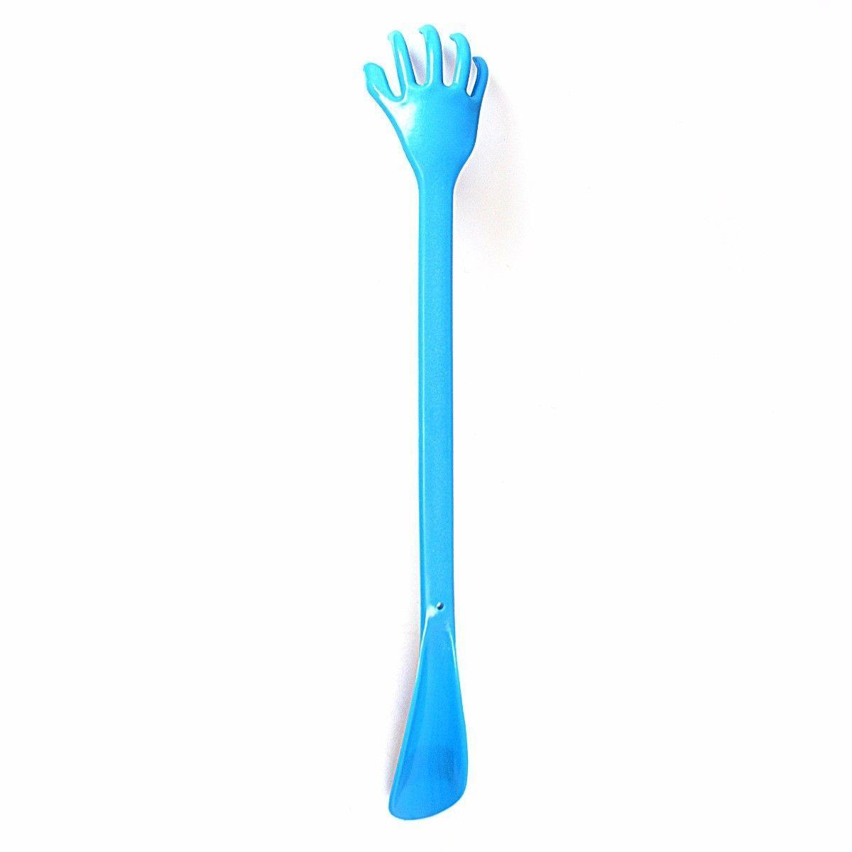 Assorted Colour Plastic Back Scratcher And Shoe Horn 50cm Home 4358 (Parcel Rate)