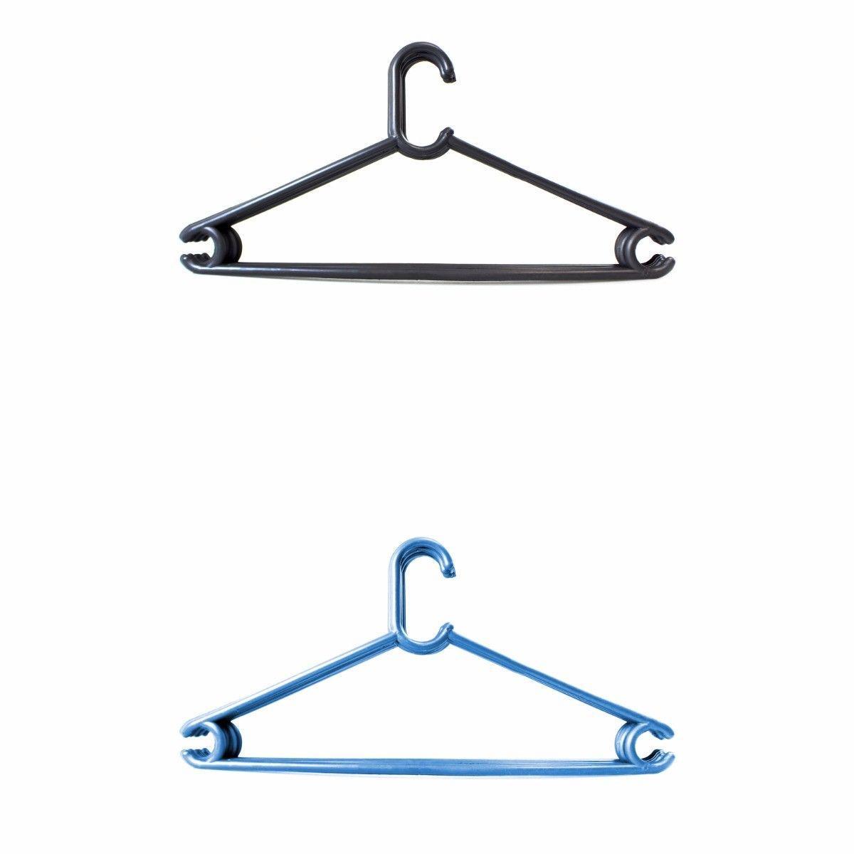 Plastic Universal Hangers Storage Solution Hangers 37cm x 10cm (Parcel Rate)
