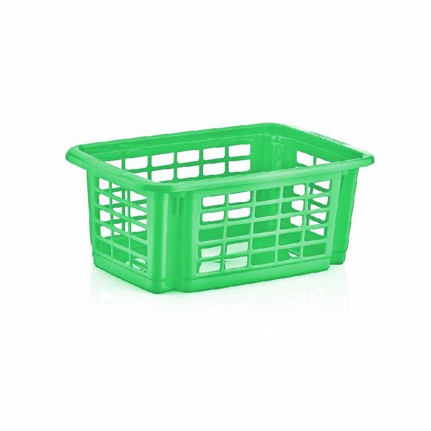 Plastic Basket Stacker, Kitchen Stacker Basket In Assorted Colours 41cm x15cm   5507 (Parcel Rate)