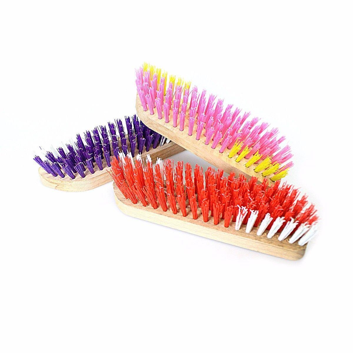 Hard Bristle Wooden Carpet Brush Ideal For Fabric Cleaning 20cm  Home ZP266 (Parcel Rate)