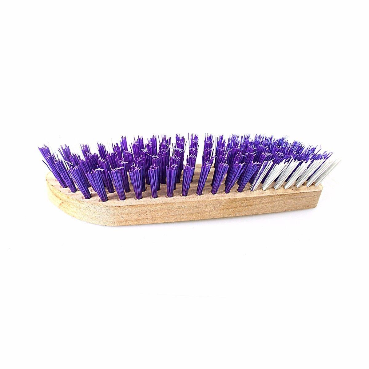Hard Bristle Wooden Carpet Brush Ideal For Fabric Cleaning 20cm  Home ZP266 (Parcel Rate)