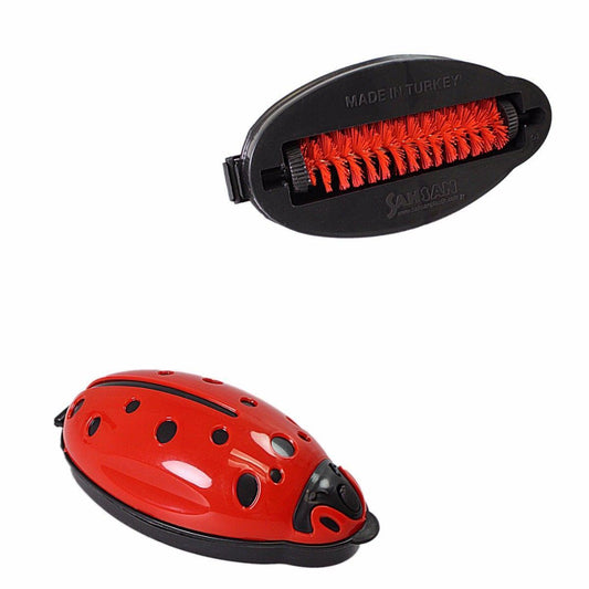 Plastic Lady Bird Brushing Mobile Item 18cm, Ideal For Cleaning  1990 (Parcel Rate)