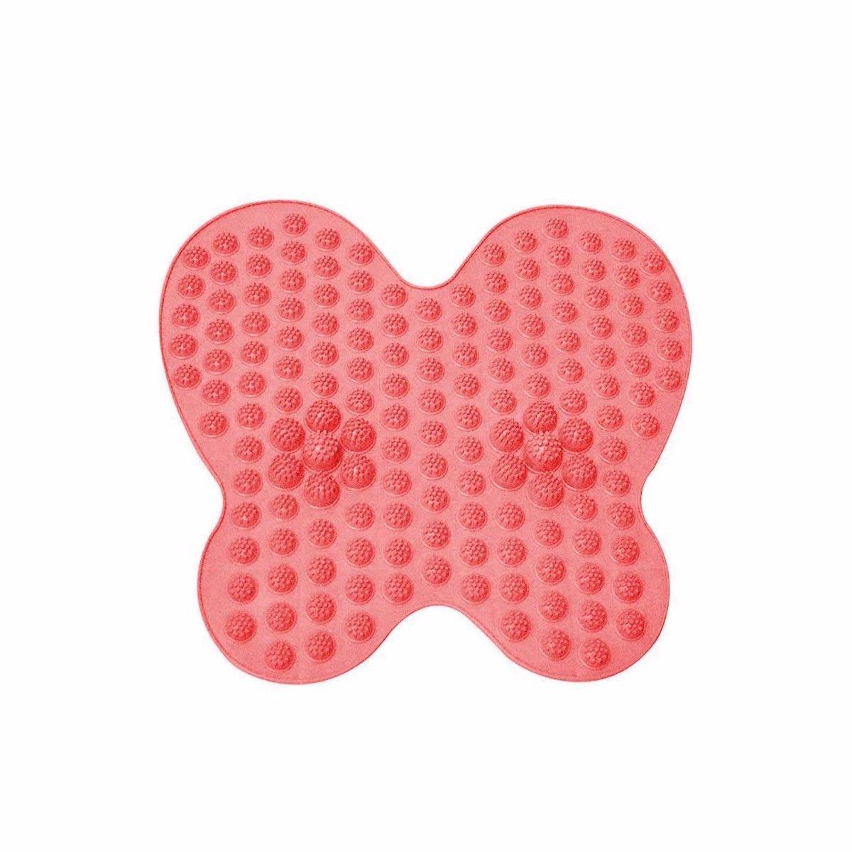 Washable Foot Pain Relief Massage Reflexology Mat Butterfly Shape Assorted Colours 36.5cm 4573 (Parcel Rate)