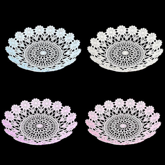 Pastel Coloured Plastic Tray Serving Tray Home Kitchen 28cm  3440 (Parcel Rate)