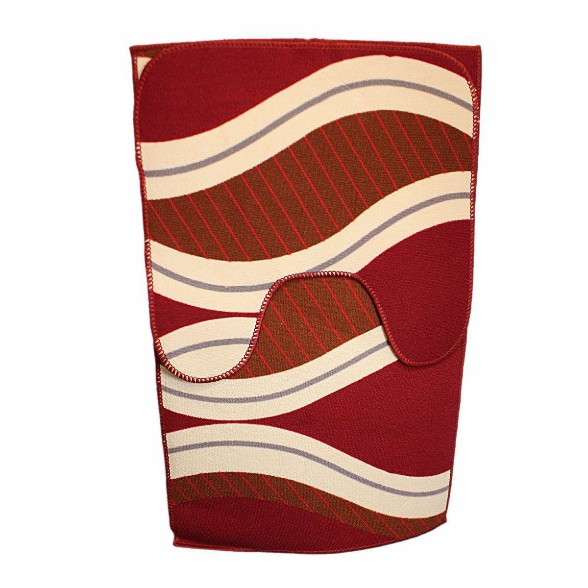 Non Slip Bath Mat and Pedestal Super Absorbent Bathroom Set Assorted Colour 45 x 70cm 4061 (Parcel Rate)
