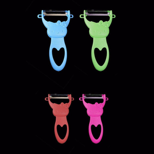 Assorted Colour High Quality Multipurpose Plastic Metal Blade Peeler  3487 (Large Letter Rate)