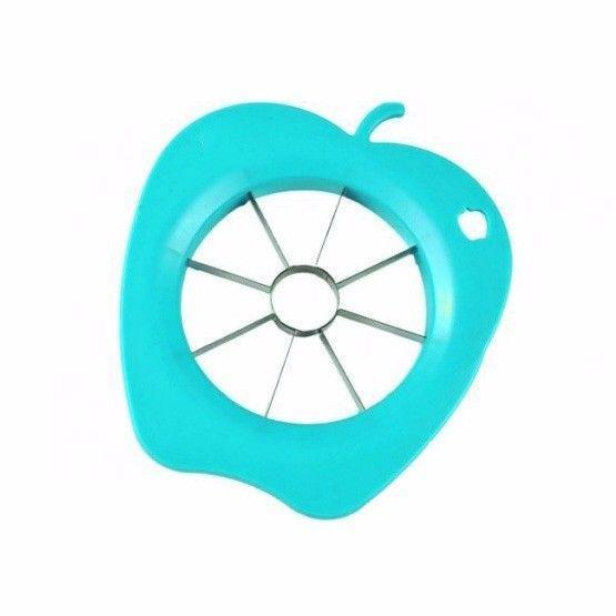 Assorted Colour Apple Slicer Cutter Plastic Sharp Metal Blade Kitchen 1052 (Parcel Rate)