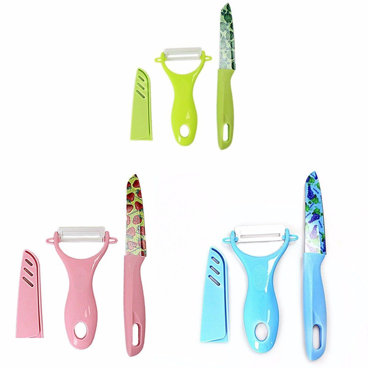 Assorted Colour Fruit Knife With Grater Ideal Kitchen Gadget   4187 (Large Letter Rate)