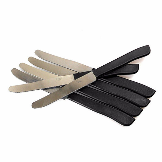 Assorted Colours Kitchen Butter Knife Set Of 6 Ideal For Everyday Use 137 (Parcel Rate)