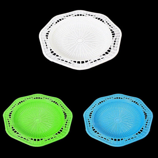 28cm Novelty Plastic Tray Perfect For Sweets Dried Fruit Bread Fruit 3138 (Parcel Rate)