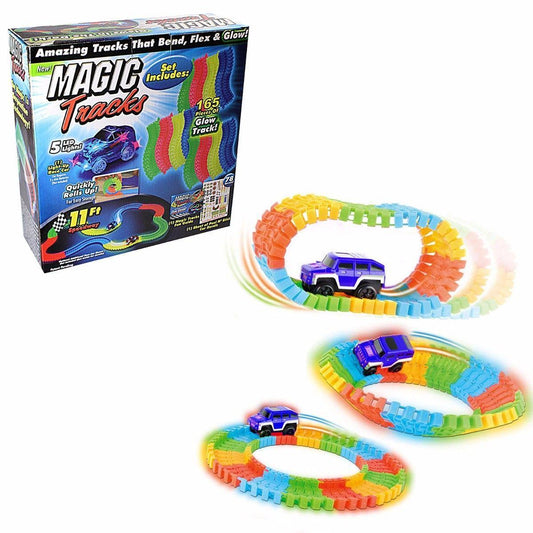 Children's Magic Tracks, Amazing Tracks That Bend Flex And Glow 4478 (Parcel Rate)
