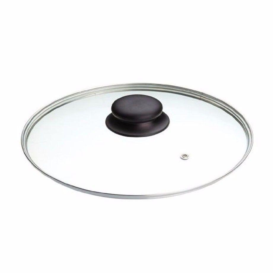 40cm Clear Glass Pan Lid With Knob Replacement Pan Lid   9985  Commoditycode 7010100000 Origin: China   (Big Parcel Rate)