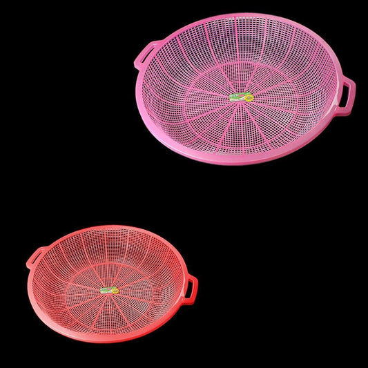 42cm Novelty 2 Handled Plastic Printed Tray For Snacks, Nuts, Fruit etc   0037 (Parcel Rate)