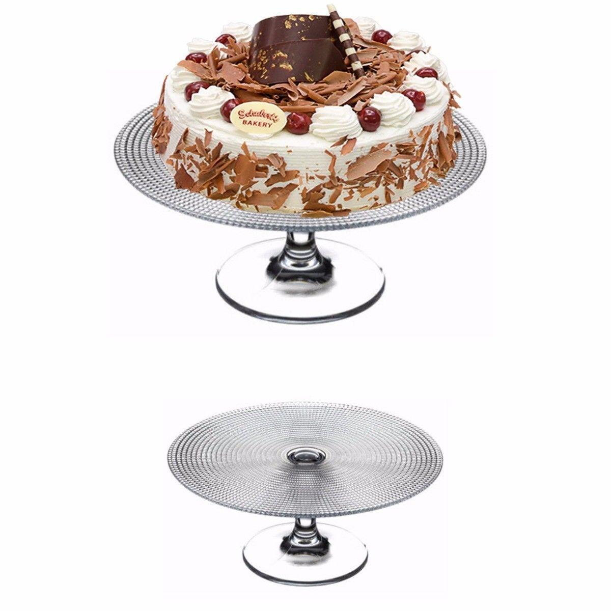 280mm Cake & Cake Cup Holder, Glass Beaded Design for Shop Display, Home KItchen  9721 (Parcel Rate)