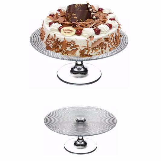 280mm Cake & Cake Cup Holder, Glass Beaded Design for Shop Display, Home KItchen  9721 (Parcel Rate)