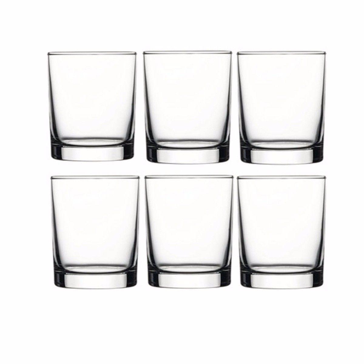 6 Pack of istanbul glass drinking glass clear glass 260cc   9401 (Parcel Rate)