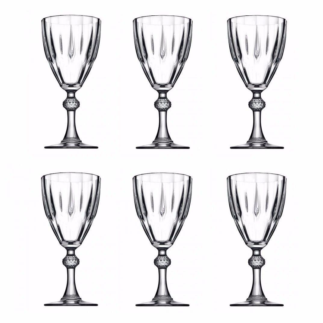 Beautiful Diamond Shaped Glass, Dessert Glass Drinking Glass 1/34 oz   4913 (Parcel Rate)