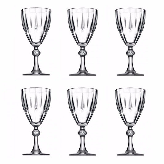 Beautiful Diamond Shaped Glass, Dessert Glass Drinking Glass 1/34 oz   4913 (Parcel Rate)