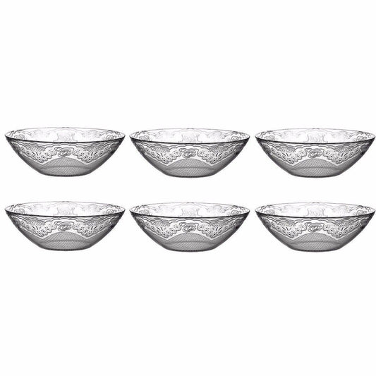 Set Of 6 Small Lacy Bowls For Soup And Desserts 14cm  0350 (Parcel Rate)