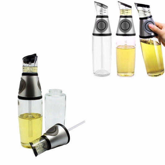 New Press & Measure Oil  & Vinegar Dispenser 500ml  4111 (Parcel Rate)