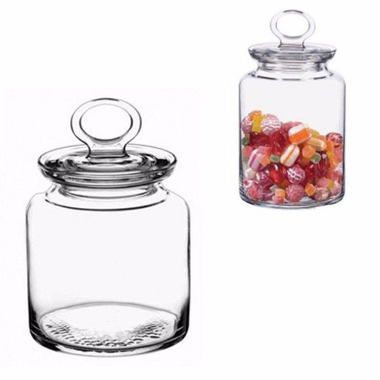 Glass Kitchen Jar For Multi purpose Use 4571 (Parcel Rate)