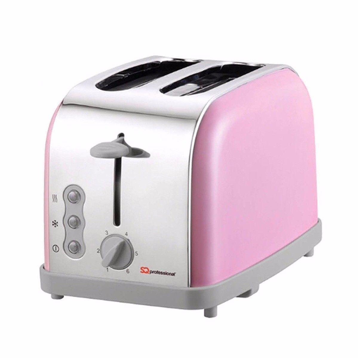 Dainty Legacy Toaster 900 Watt Mint And Pink 9555 (Parcel Rate)