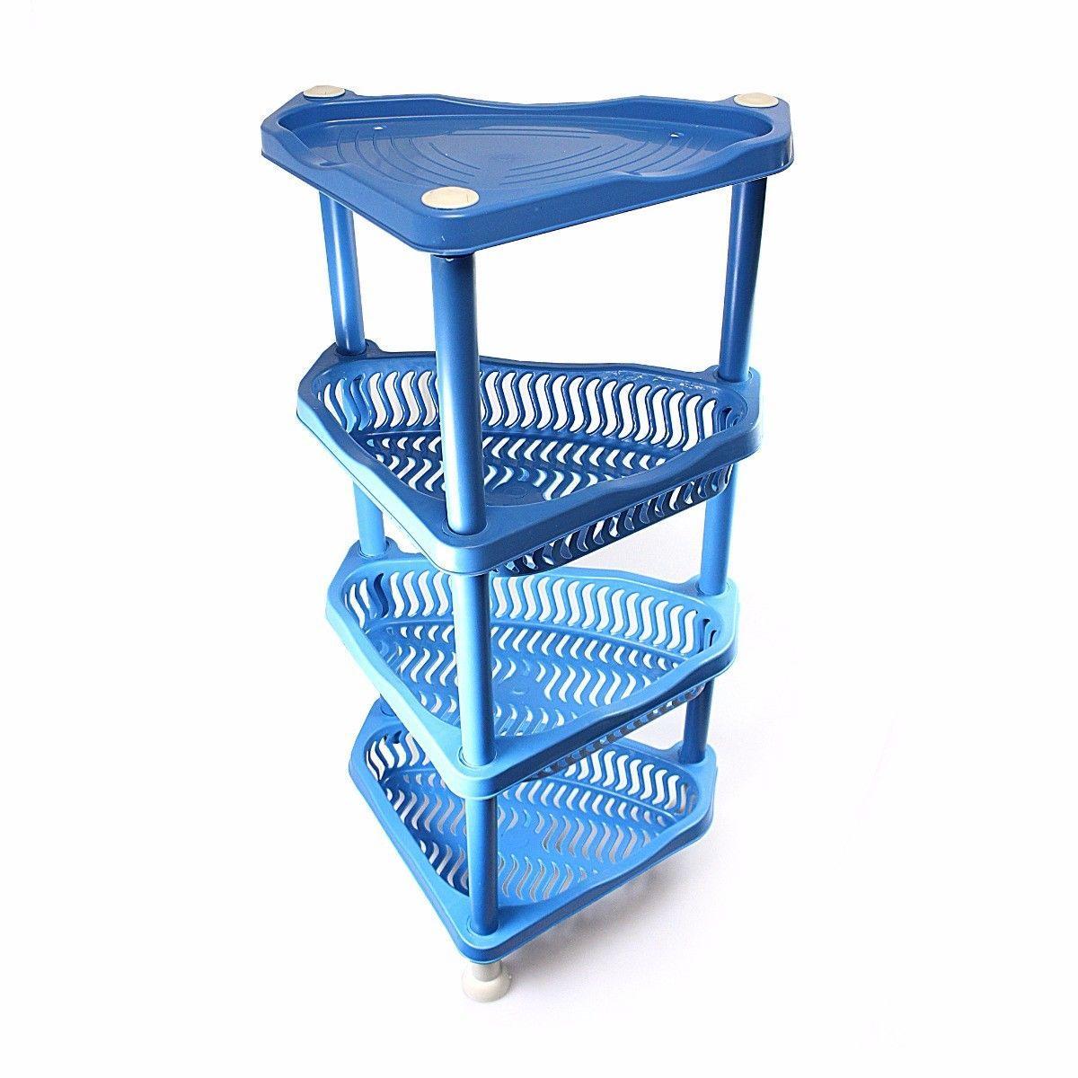 4 Tier Kitchen Veg Trolley/Stand ,Perfectly Shaped for Tight Spaces H0257 (Big Parcel Rate)