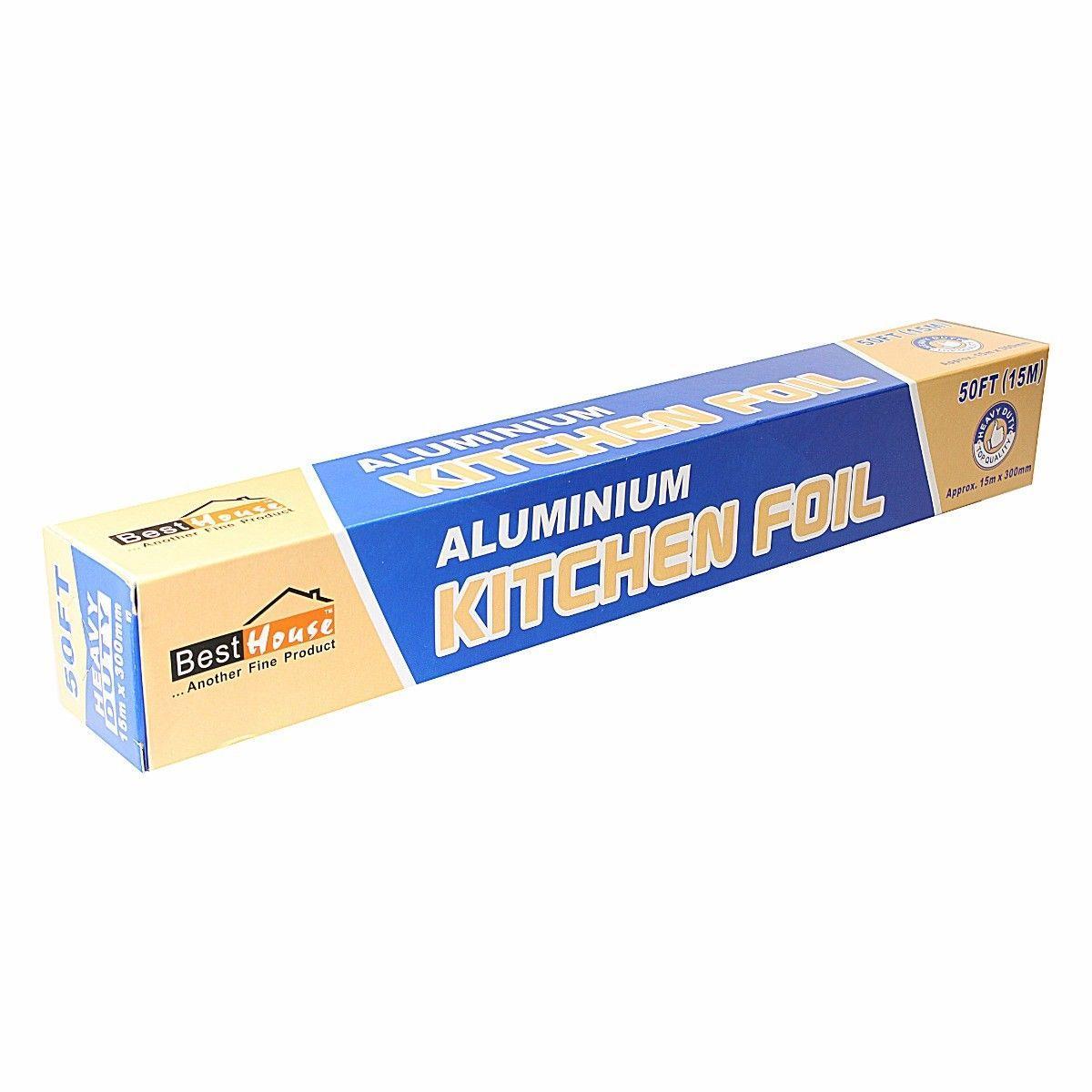 Aluminium kitchen foil 50 ft for multi purpose use   1514 (Parcel Rate)