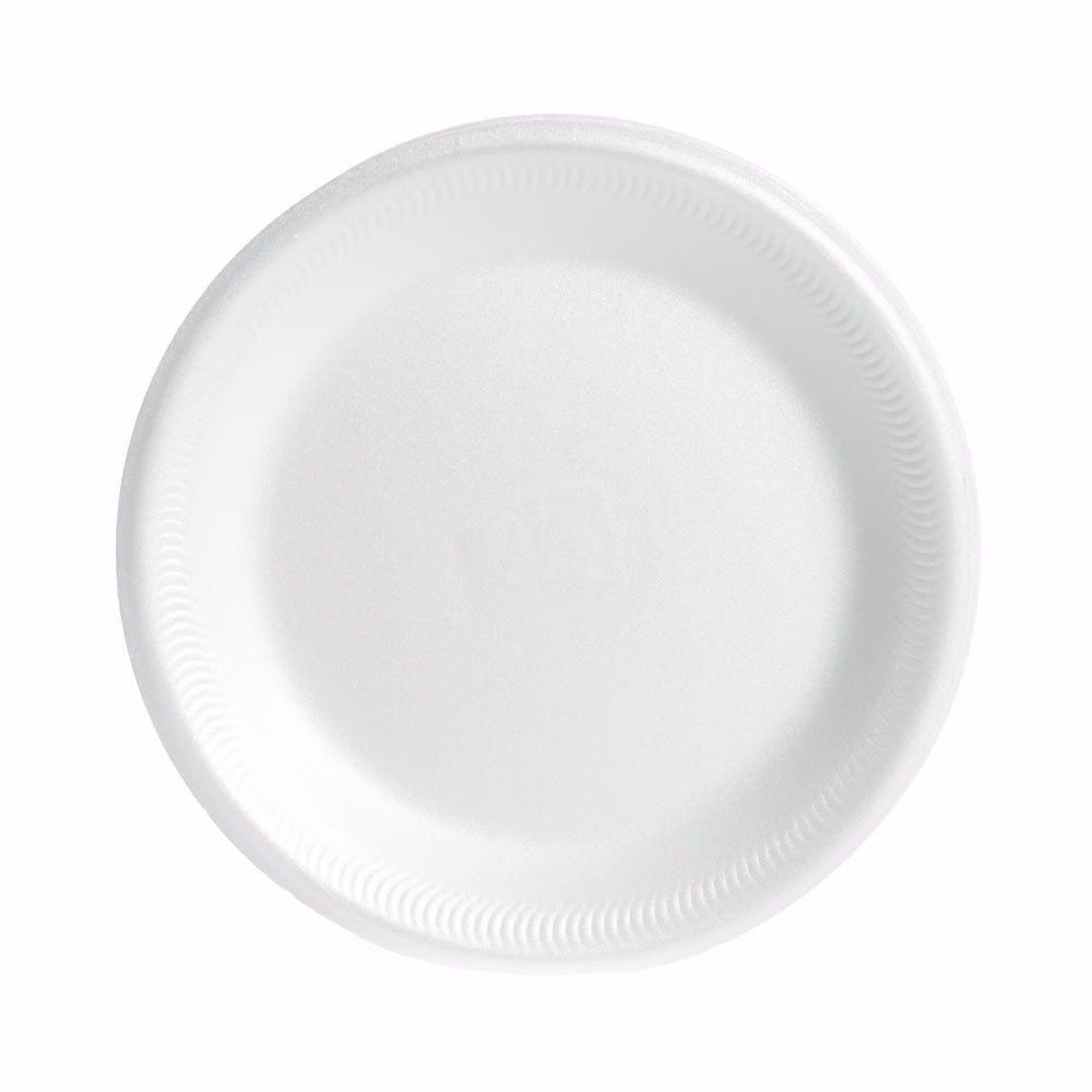 White Insulated Disposable Party Special Occasion Plates 9'' (23cm) Pack Of 20 9185 (Parcel Rate)
