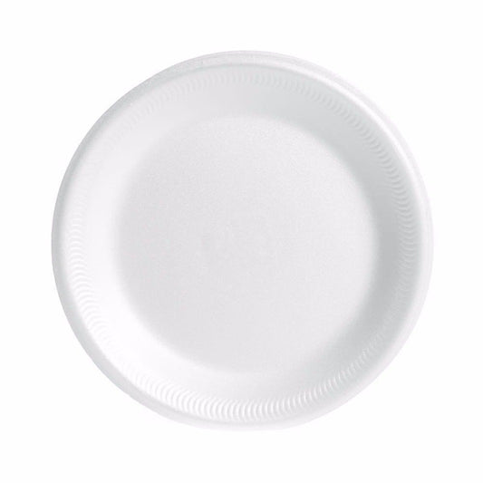 White Insulated Disposable Party Special Occasion Plates 9'' (23cm) Pack Of 20 9185 (Parcel Rate)