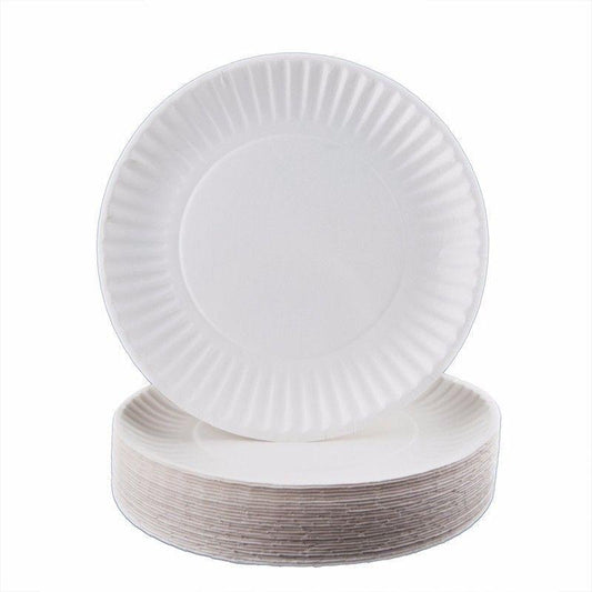 Disposable Paper Plates 23 cm Pack of 30 3030 (Parcel Rate)