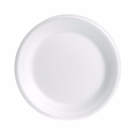 Large white 10 insulated party plates  25cm   2269 (Parcel Rate)