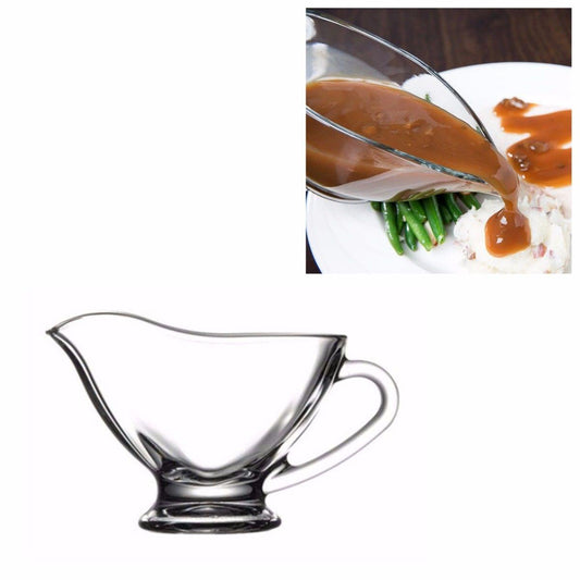 Medium Sauce Boat 12.5cm Glassware Kitchen  5137 (Parcel Rate)