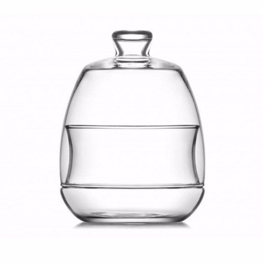 1 Piece High Quality Glass Sugar Bowl 255cc 8 1/2 oz 7875 (Parcel Rate)