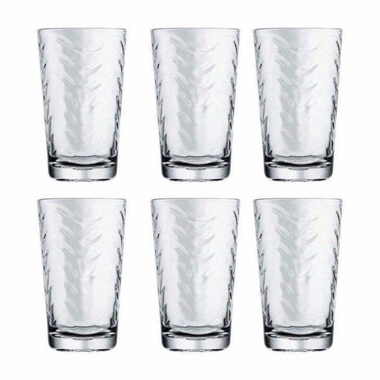 Toros Set Of 6 Long Drinking Glass 52654 (Parcel Rate)