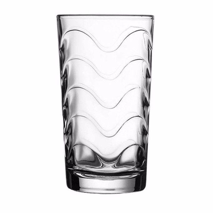 Toros Set Of 6 Long Drinking Glass 52654 (Parcel Rate)