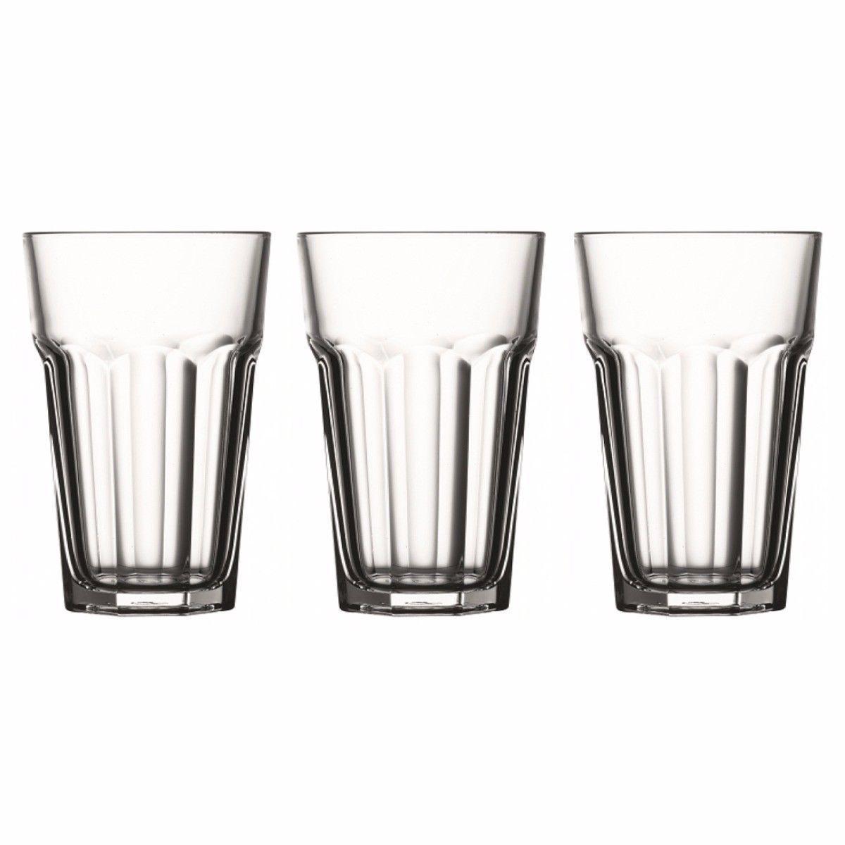 CASABLANCA 3 PCS LONG DRINK GLASS FULLY TEMPERED   5315 (Parcel Rate)