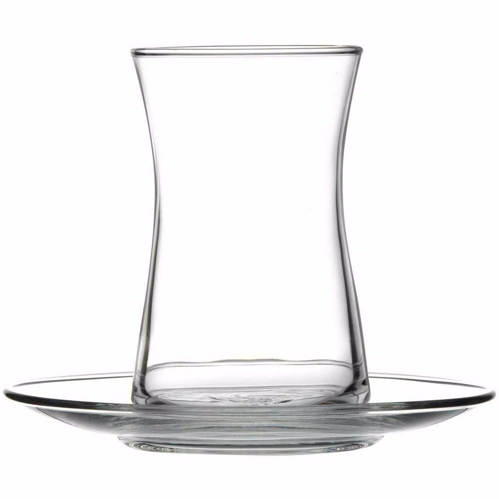 HEYBELI TEA SET CUP WITH SAUCERS  0492 (Parcel Rate)