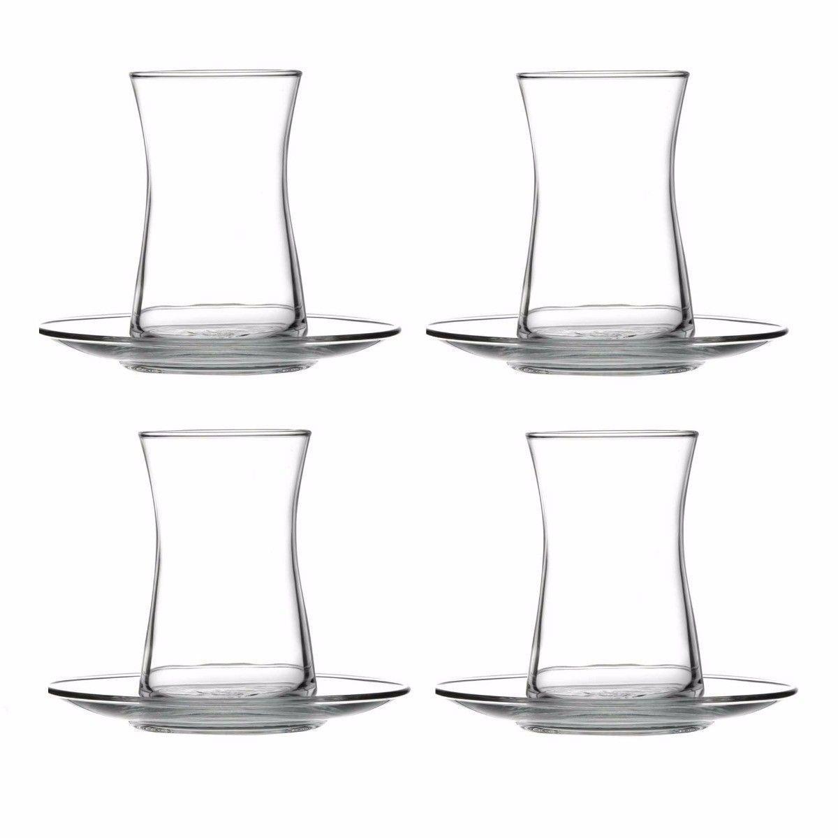 HEYBELI TEA SET CUP WITH SAUCERS  0492 (Parcel Rate)
