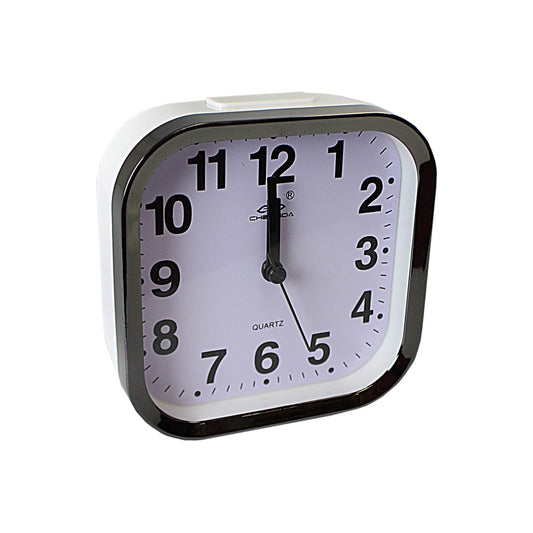 Travel Office Square Quartz Bedside Desk Beep Alarm Clock  4734 (Parcel Rate)