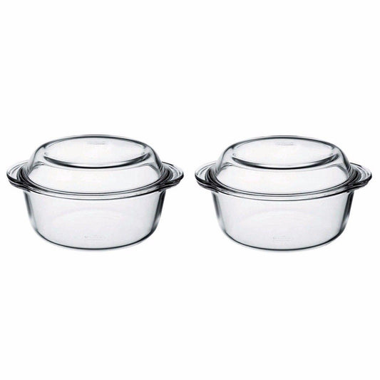 2 PACK BASIC GLASS BOWL 110MM  6543 (Parcel Rate)
