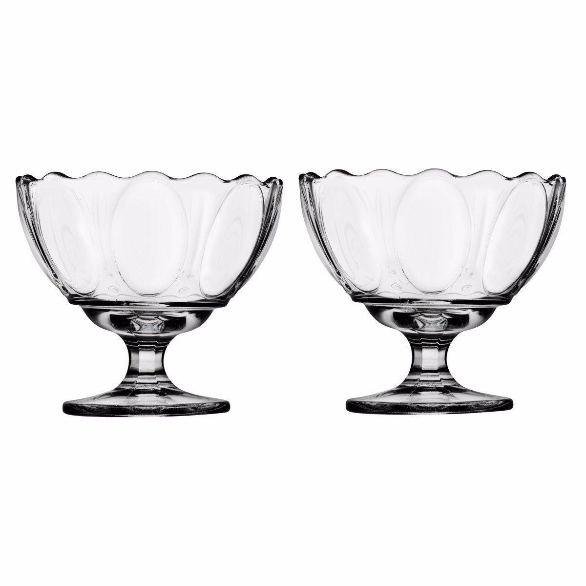 CLEAR 2 PC MANOLYA ICE CREAM CUPS   9823 (Parcel Rate)