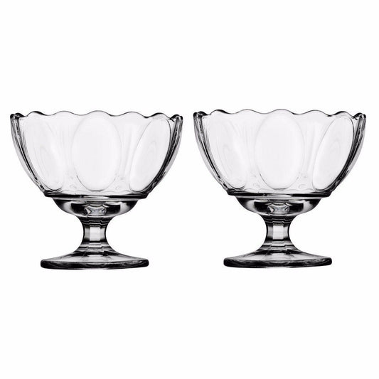 CLEAR 2 PC MANOLYA ICE CREAM CUPS   9823 (Parcel Rate)