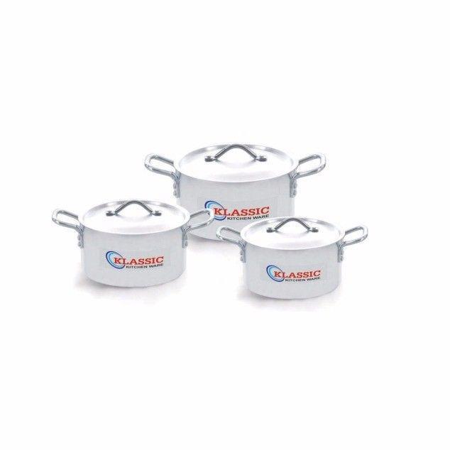 3pc Klassic KARAHI Set Kitchen Ware   15033 (Parcel Rate)