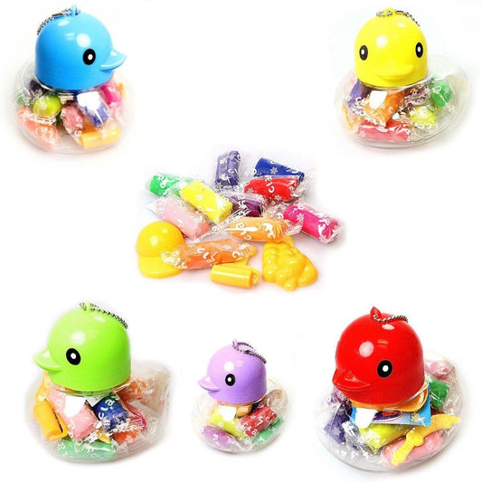 Assorted Colour Playdough In A Duck For Children  2845 (Parcel Rate)
