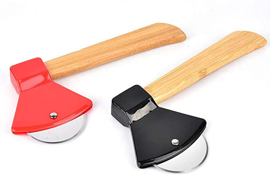 Axe Shaped Pizza Cutter Fun Kitchen Home 20.5 x 10cm 2 Colours 6975 /  82941 (Parcel Rate)